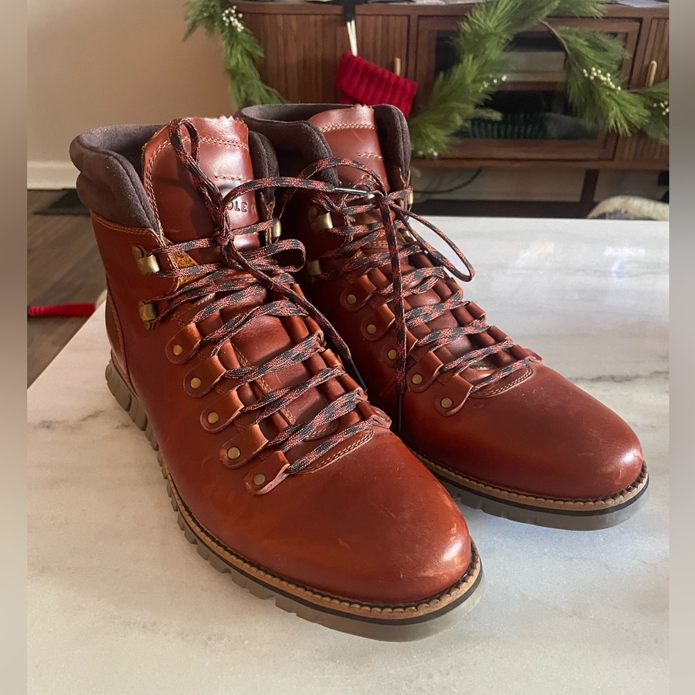 Cole Haan Men’s Zerogrand Waterproof Hiker Boot British Tan